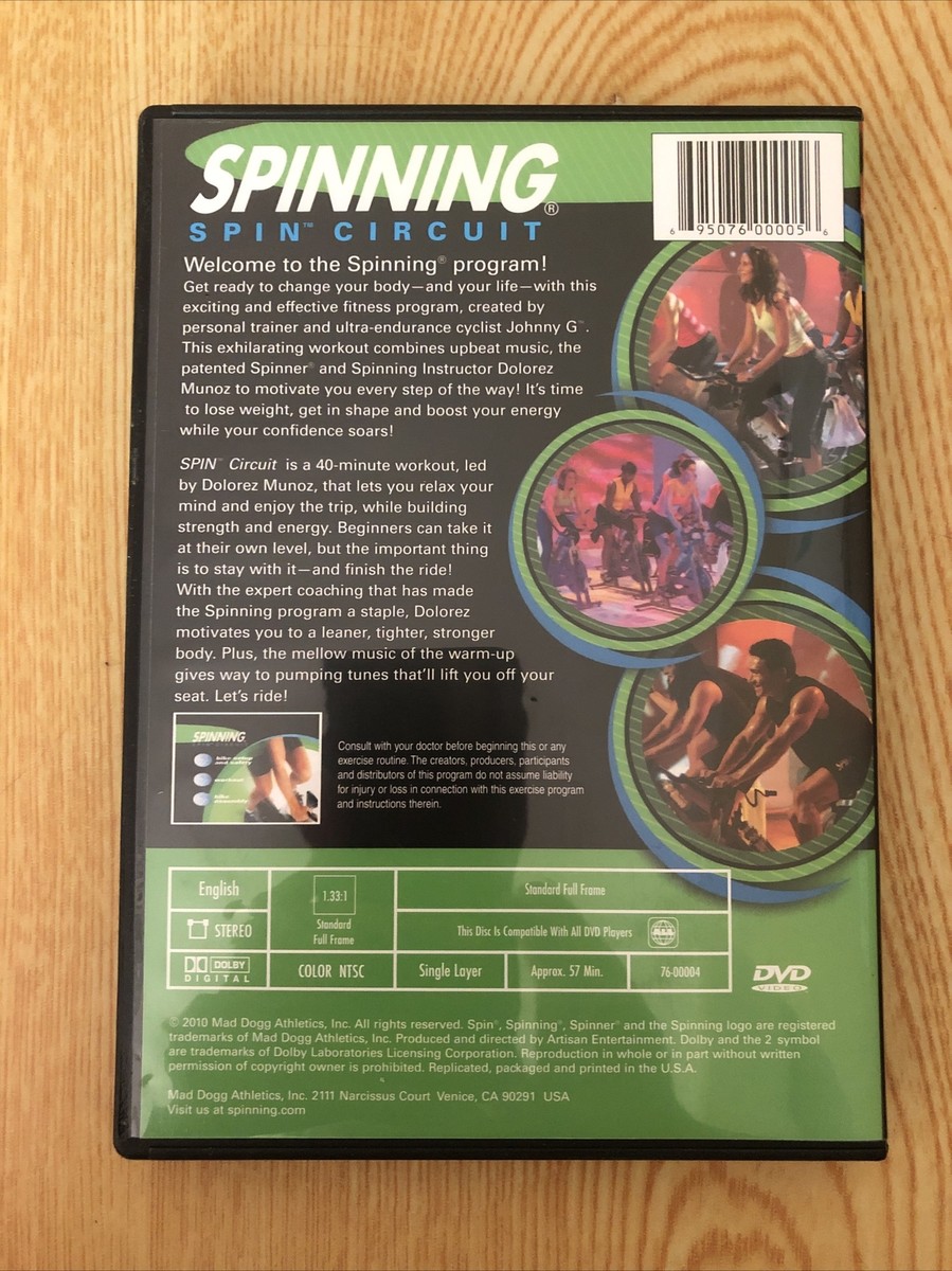 Mad Dogg Athletics Spinning Spin Circuit DVD