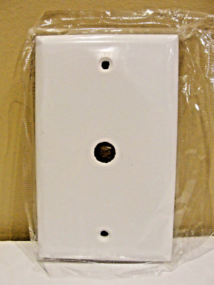 Cooper Wiring Devices 2128W Standard Wall Plate, White Plastic 