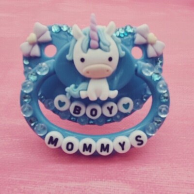 Mommys Boy Jungen blau ABDL Pacifier Schnuller für Erwachsene Adult Baby DDLG