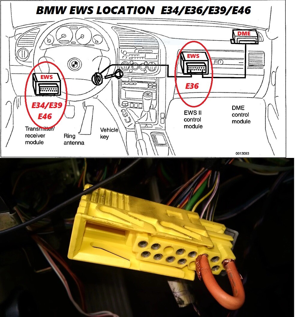 EWS Delete SERVICE ONLY BMW Bosch 357 Silver Label DME ECU 1995 318i ...