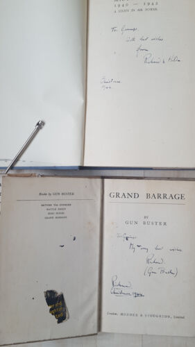 x2 Books gifted by 'Gun Buster' Richard Campion Austin 1st print Grand Barrage - 第 1/5 張圖片