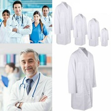 White Lab Coat Hygiene Food Industry Warehouse Laboratory Doctors Medical Coat