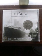 2012 ALDERNEY ROYAL MINT BUNC CENTENARY TITANIC £5 COIN 
