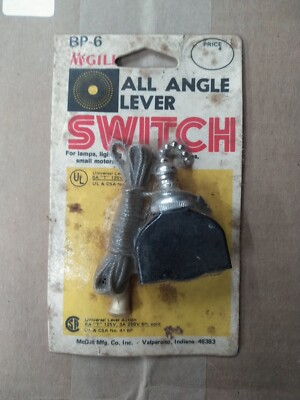 McGill BP-6 All Angle Lever Switch NOS