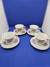 Vintage FENA PORZELLAN CHILDS TEA SET 4 CUPS 4 SAUCERS