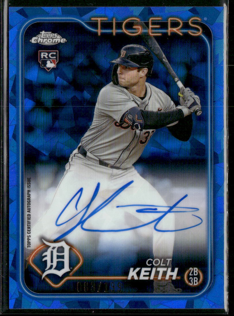 2024 Topps Chrome Update Sapphire Colt Keith Autograph 083/199 Tigers