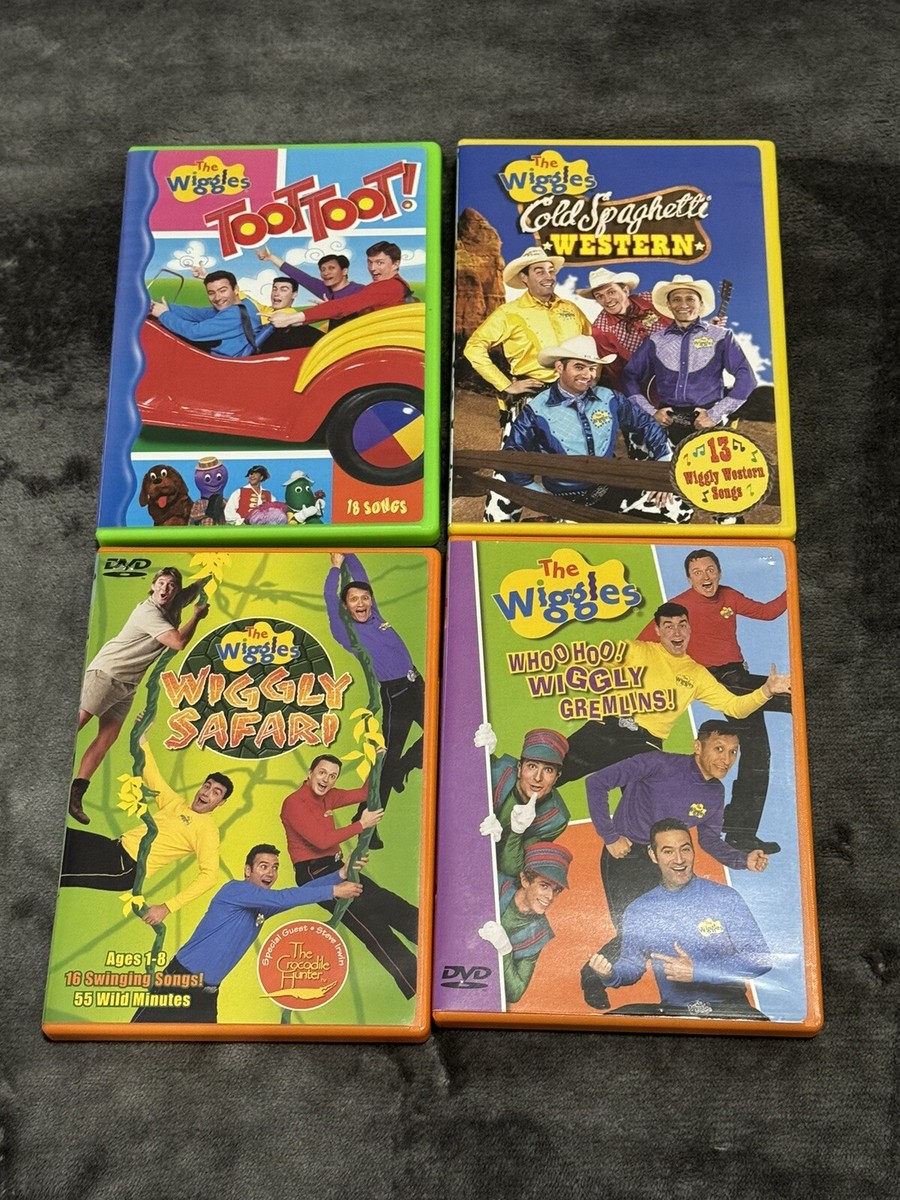 The Wiggles DVD's Lot of (4) - Wiggly Safari Toot Toot