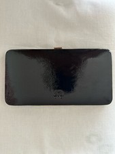 NEW Anya Hindmarch Black Patent Wallet / Clutch New & Unused