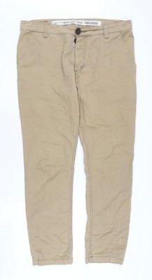 Herren Chinohose Firetrap Regular Fit UK Größe L beige