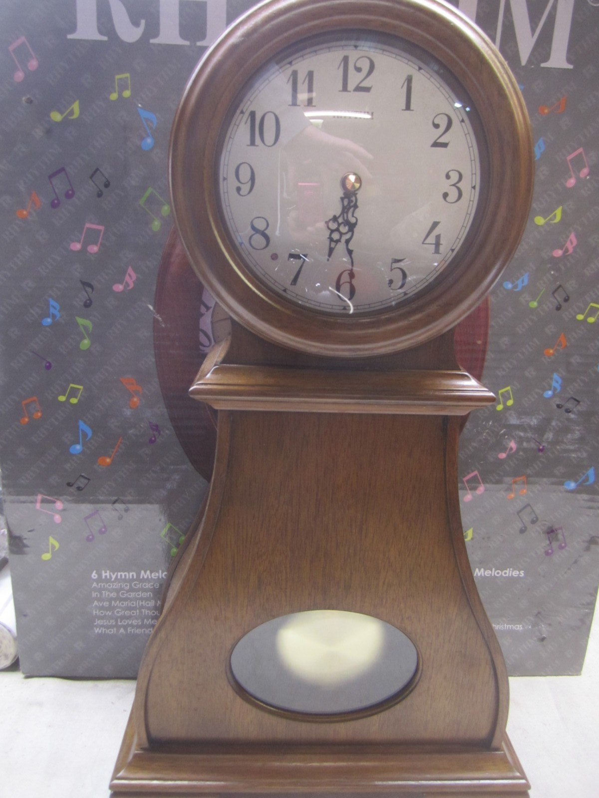 Rhythm MANOR CRJ750-UR06 Special Pendulum Musical Mantel Clock 18 Melodies