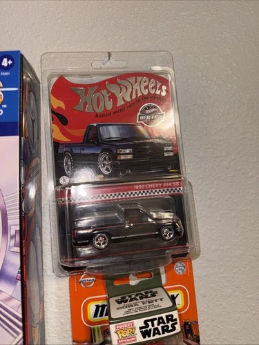 2022 Hot Wheels Red Line Club BLACK 1990 CHEVY 454 SS TRUCK RLC
