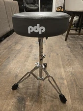 PDP by DW Gravity Series 12 inch Round Top, Drum Throne with Gray Top. 3" Thick