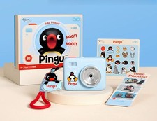 Marktubu Pingu 180-Degree Rotatable CCD Children Camera Gift Box Birthday Gift