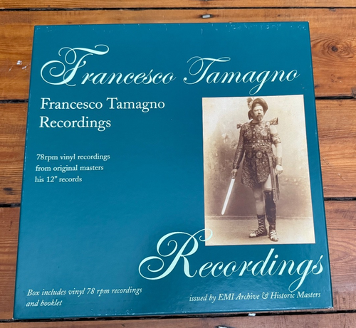 FRANCESCO TAMAGNO RECORDINGS - HISTORIC MASTERS 12" VINYL 78RPM PROMO COPY?