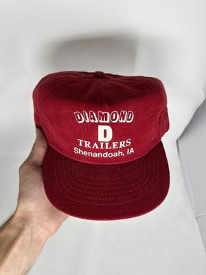 Diamond Trailers IA SnapBack Red Vintage 90s Sample