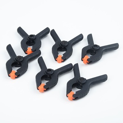 6x Werkzeuge Hartplastik Holz Steckdose 5,1 cm Knopf Zange Feder Clip 2019 hoch