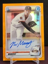 2020 Bowman Draft Ryan Murphy Orange Refractor Auto /25 #CDA-RM 1st Bowman RC