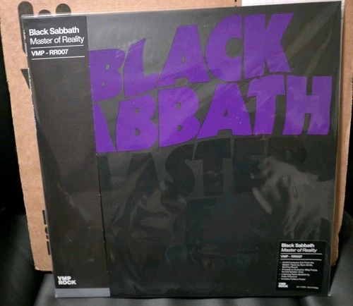 Black Sabbath Master of Reality VMP Vinyl 180 gm Purple Splatter RARE Sealed