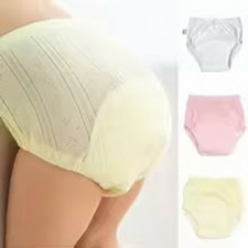 Reusable, Cotton, Baby Training Pants, Washable, Potty Shorts, Newborn, Boy Girl