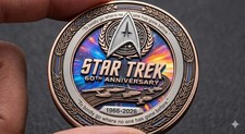 Moneta commemorativa 60° anniversario Star Trek