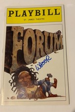 A Funny thing Happened-Broadway  Playbill - Autograph- Whoopi Goldberg
