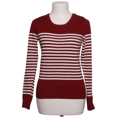 Active Usa, Strickpullover, Größe: S, Rot/Weiß, Streifen, Feinstrick, Damen #jg3
