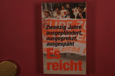 402347 ES REICHT verlag apn in der edition ost Zwanzig Jahre ausgeplündert,
