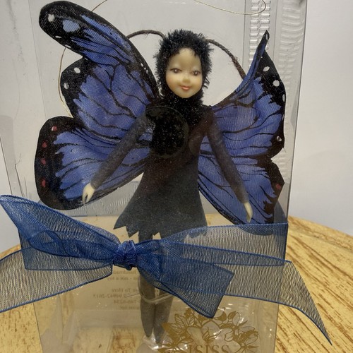 Tassie Fairy Purple Butterfly Handmade In Thailand Isiss Ornament