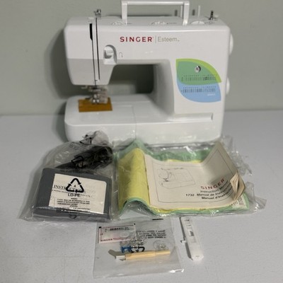 New Singer Esteem 1732 Sewing Machine With All Accessories No Box