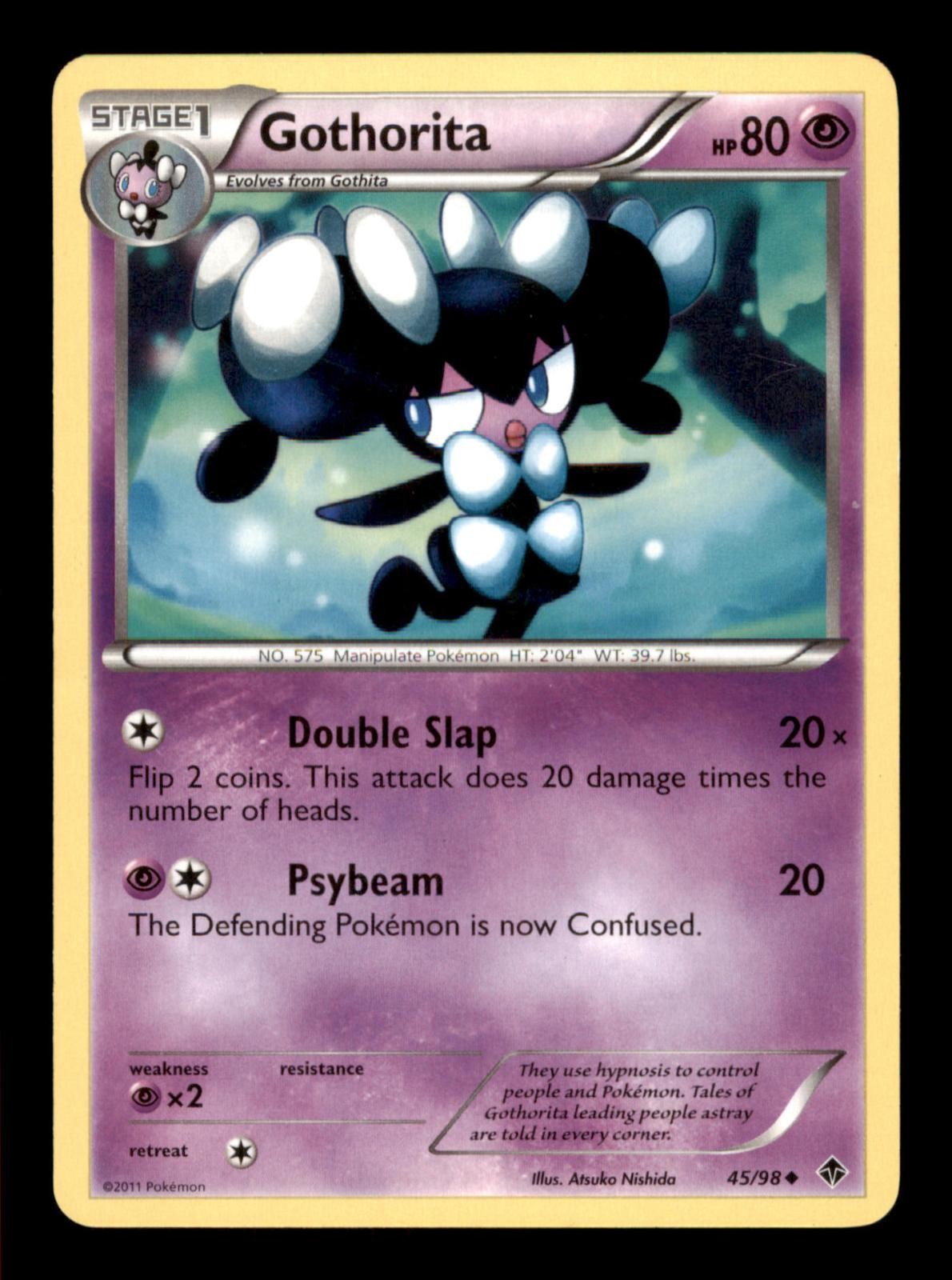 Gothorita 45/98 Emerging Powers Pokemon TCG Moderately Played
