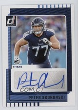 2025 Panini Donruss Signature Series Peter Skoronski #SS-PSI Auto 10nl