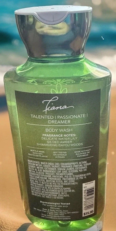 Jabón corporal Bath & Body Works Disney Princess Tiana | Edición limitada 10 oz Foto 2 de 2