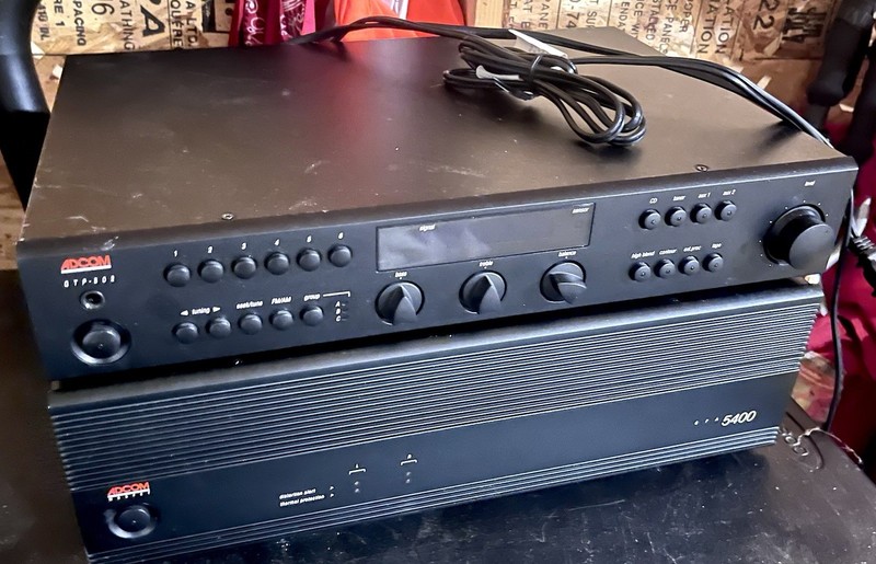 Adcom GFA-5400 Amp and GPT-502 Tuner/preamp