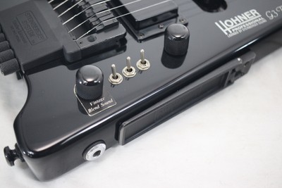 HOHNOR G3T ヘッドレスギター Hohner G3T Headless Guitar Black Matte Black Hardware | Guitar Center