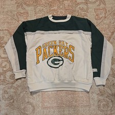 Vintage Logo 7 Green Bay Packers Sweatshirt Size XL