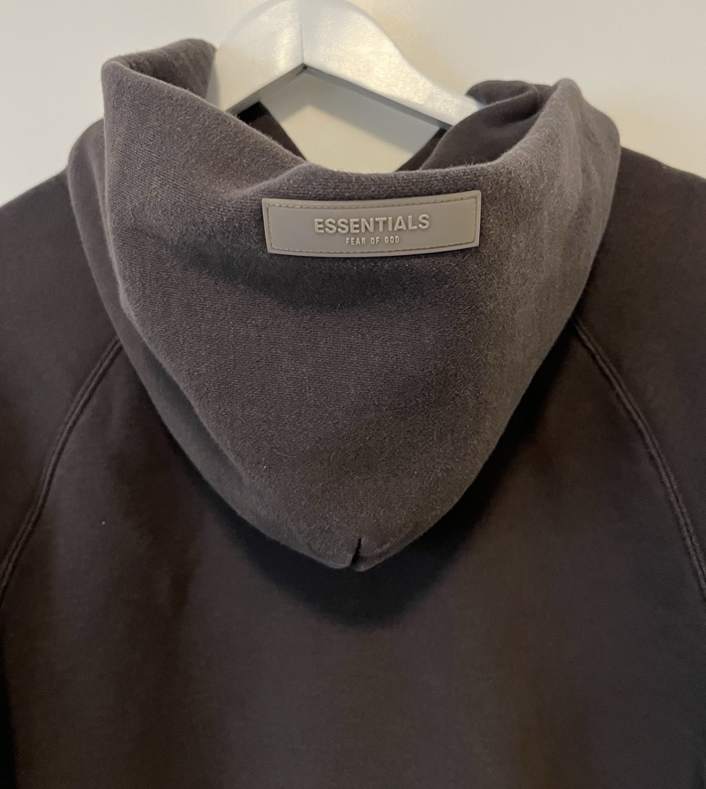 Fear Of God Essentials Iron Hoodie Sweatshirt Authentic Gray Men’s Size M thumbnail 6