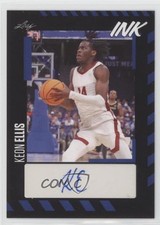 2023-24 Leaf Ink Blue Keon Ellis #BA-KE1 Auto 1j8n