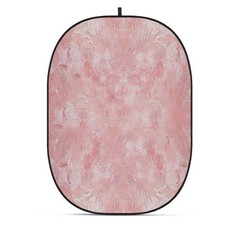 Glow CBA-PA0001 5x6.5' Fabric Collapsible Backdrop, Abstract Painting