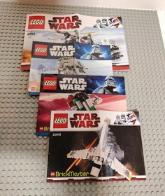 Lego Star Wars Episode 5 Lot 8084,  20016, 20018, 20019 100% COMPLETE w/ Manuals