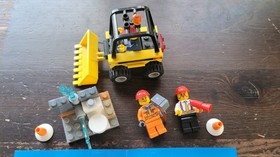 Lego Set 60072 +Instructions City Construction Demolition Missing One Min Fig!