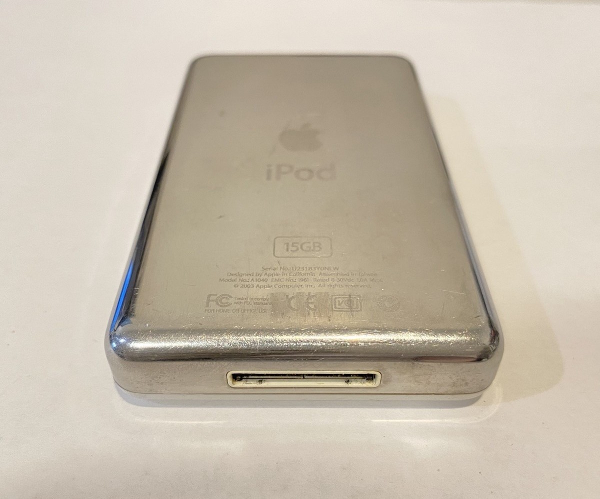 Apple iPod 15GB MP3 Player - White for sale online | eBay