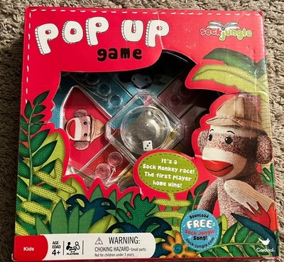 Sock Jungle Monkey Pop UP Game Age 4+