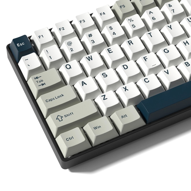 137 Key PBT Keycap Set Double Shot Cherry Profile for MX Switches Keyboard
