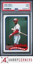 1989 TOPPS #230 OZZIE SMITH CARDINALS HOF PSA 9