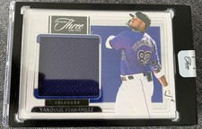 2024 Panini Three and Two - Prospect Swatches Yanquiel Fernandez #PS-YF /49...