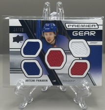 Artemi Panarin 2021-22 Upper Deck Premier Gear Game-Used Jersey /49! Rangers