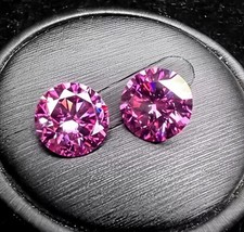 6 CT Natural Pink Color Round Cut Lab Grown CVD Diamond VVS1 Clarity Certified
