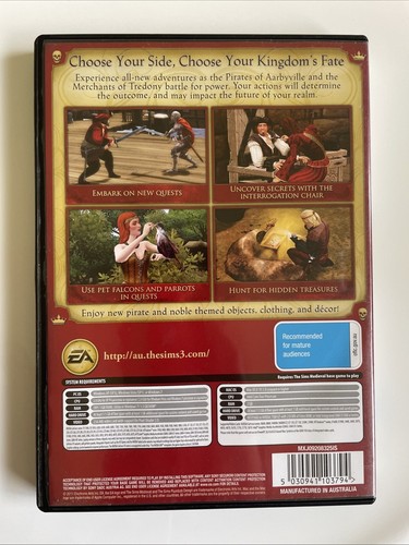 The Sims: MEDIEVAL Pirates & Nobles Expansion PC game - Picture 2 of 3