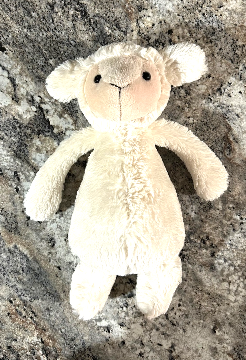 Jellycat Bashful Lamb Authentic Plush Retired Small 8