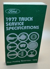 1977 Truck Service Specifications